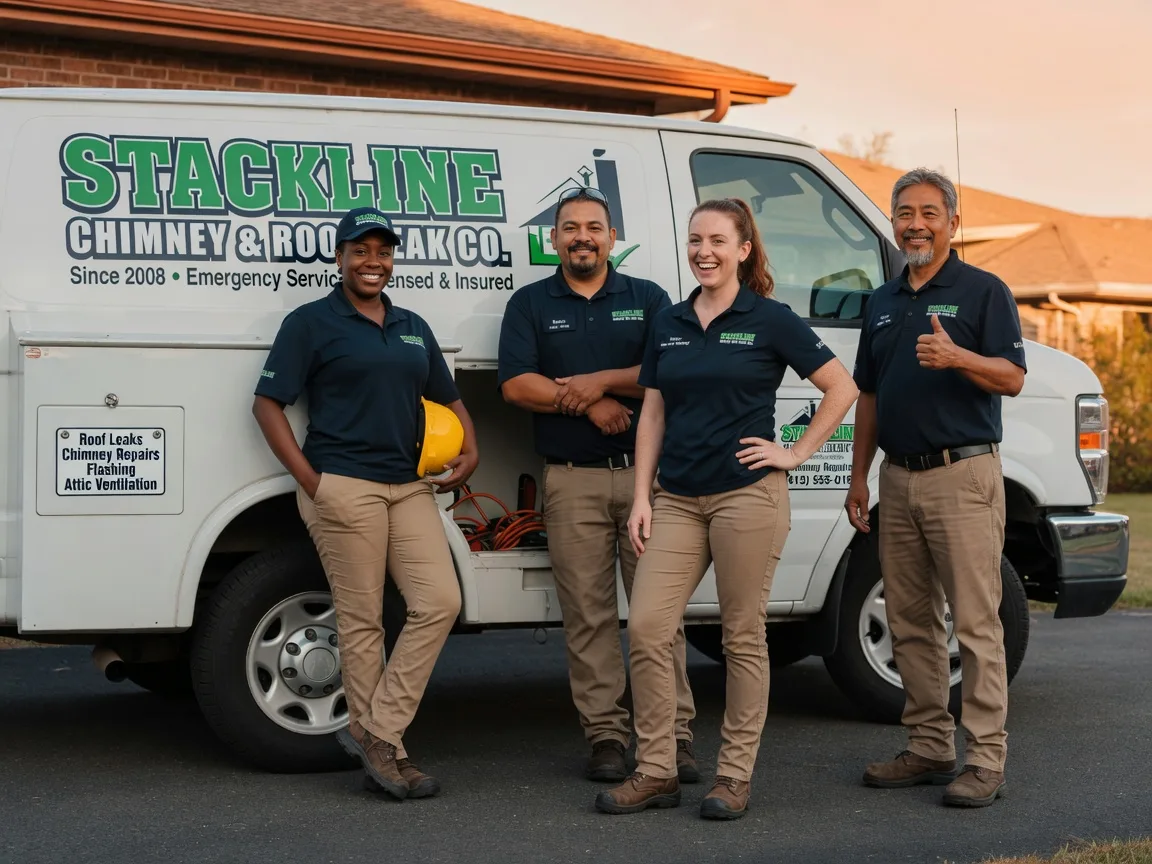Chimney flashing repair company in Augusta, IL